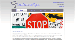 Desktop Screenshot of jlambersonsigns.com